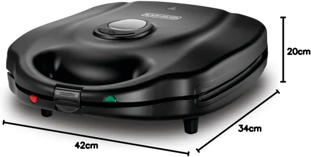 ساندویچ ساز سه کاره بلک اند دکر، مدل TS4130 | Black & Decker Sandwich Grill And Waffle Maker, TS4130