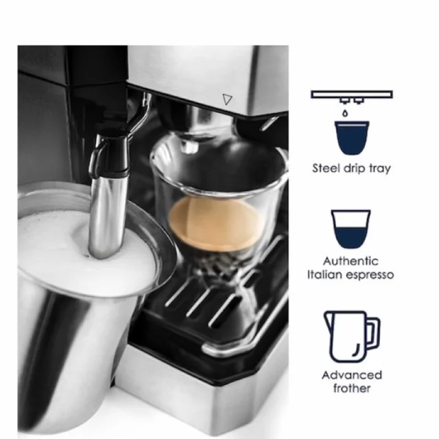 اسپرسوساز دلونگی، مدل BCO431.S | Delonghi espresso machine, BCO431.S