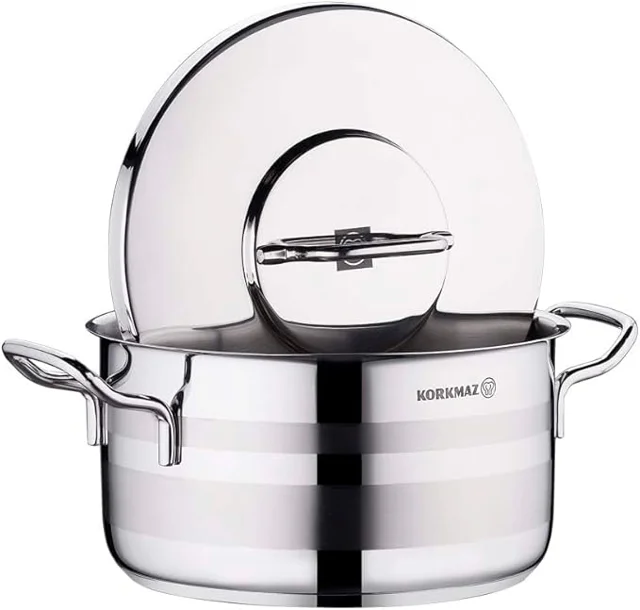 سرویس قابلمه 9 پارچه کرکماز، مدل های آلفا و آستارا | Korkmaz pot service